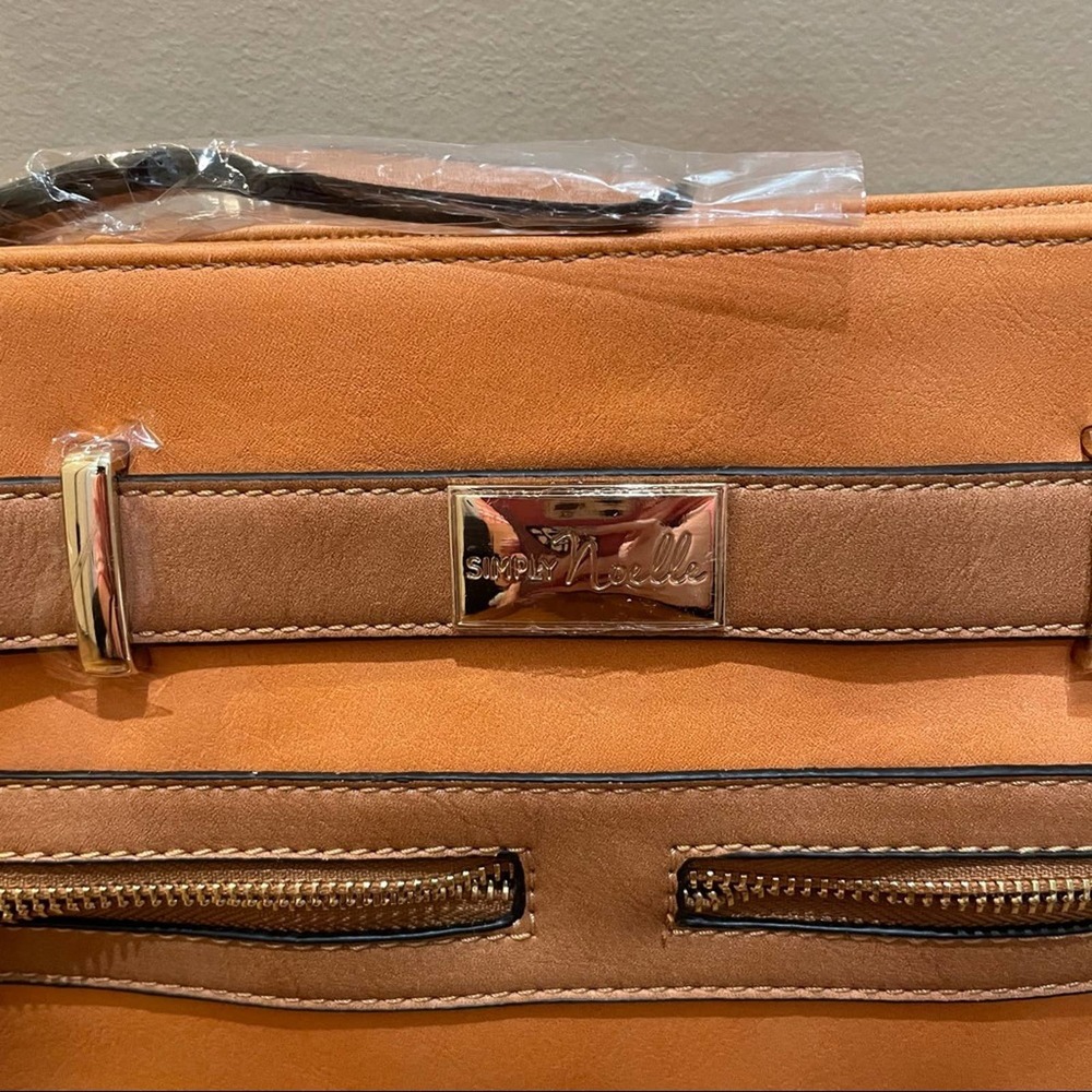 Simply Noelle Shoulder Bag Honey Orange New With Tags - Picture 3 of 11